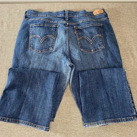 Levi's 515 Bootcut Denim Jeans Women's 14S Mid Rise Blue Casual Pants - Picture 7 of 16